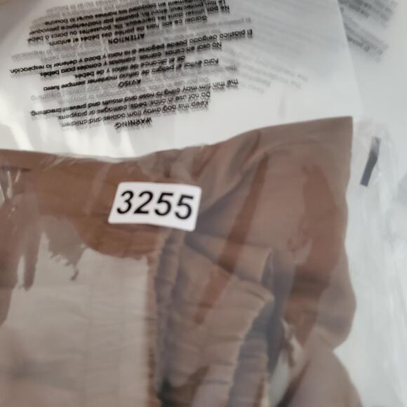 IC Collection Pants Womens Medium Linen Pull On Elastic Waist Made in USA 3474P - Picture 9 of 9